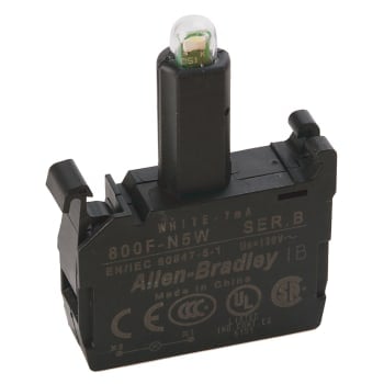 Módulo LED Integrado Blanco 120V AC Allen-Bradley 800F-N5W