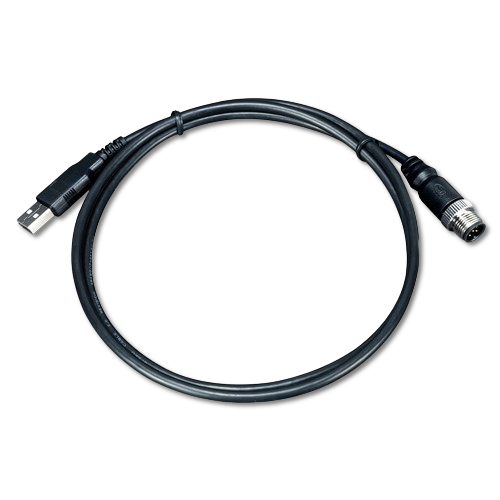 Cable M12 5 Pines Macho a USB Tipo A 1m PLANET CB-M12A5MUSB-100