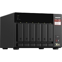 QNAP TS-673A NAS Torre Ryzen Embedded V1500B 8 GB DDR4 0 TB QNAP Turbo System Antracita
