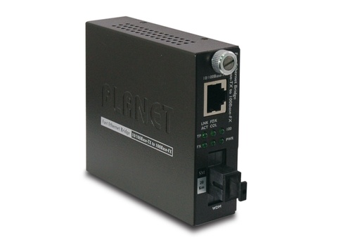 Conversor de medios smart 10/100Base-TX a 100Base-FX (SC WDM, SM) - TX: 1550nm- 20km (Descontinuado)
