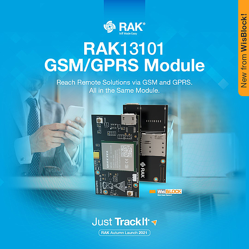 Módulo wisblock GSM Quectel MC20CE RAK13101